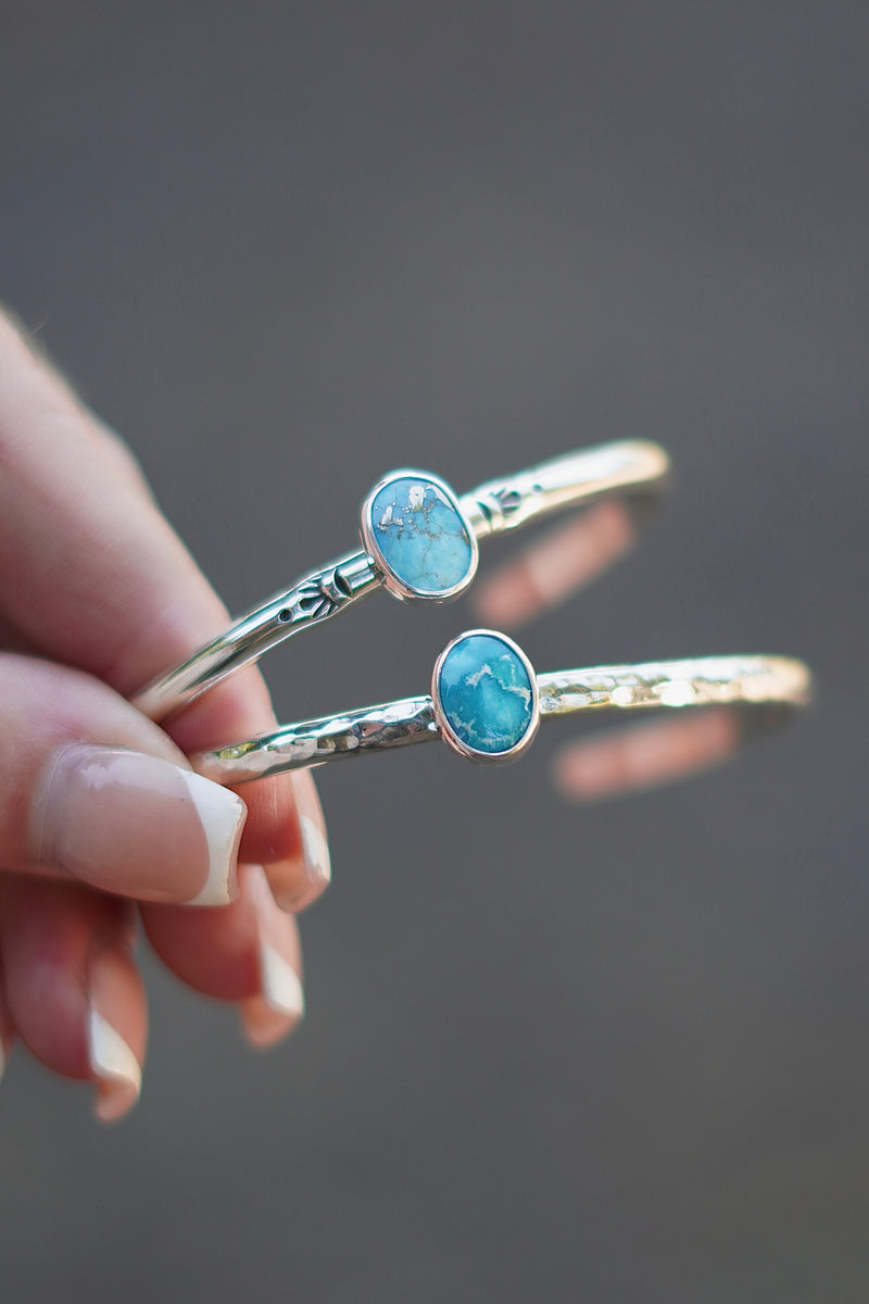Turquoise Stacking Cuffs – Stone & Solder